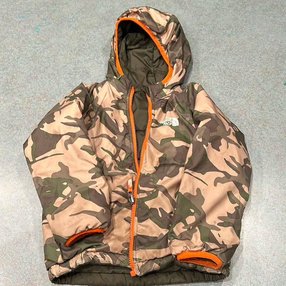 4T North Face Boy Reversible Winter Jacket